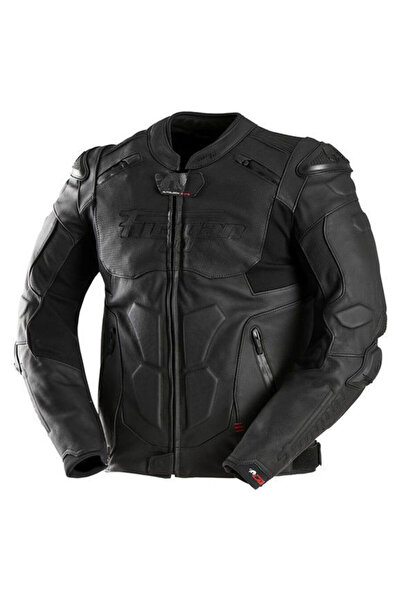 Furygan Ghost Evo Deri Motosiklet Ceketi Siyah