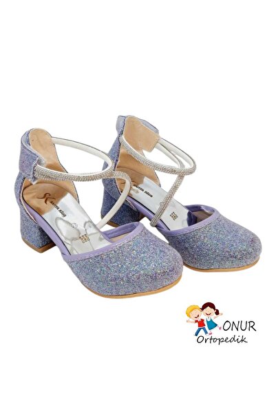 Onur Ortopedik Figürlü Kız Çocuk Abiye Topuklu Ayakkabı