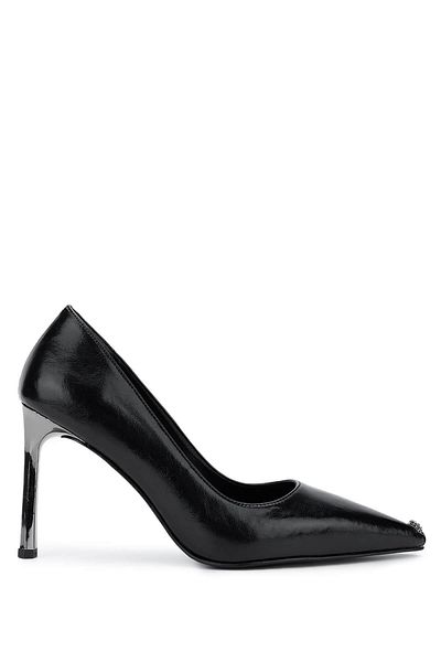 Tamer Tanca Women's Vegan Black Heeled Shoes