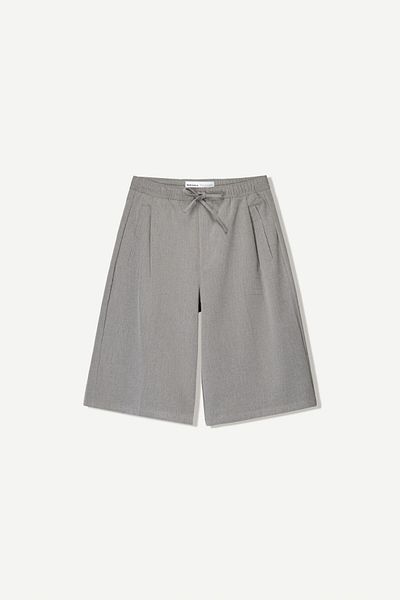 Bershka Baggy tailored jogger Bermuda shorts