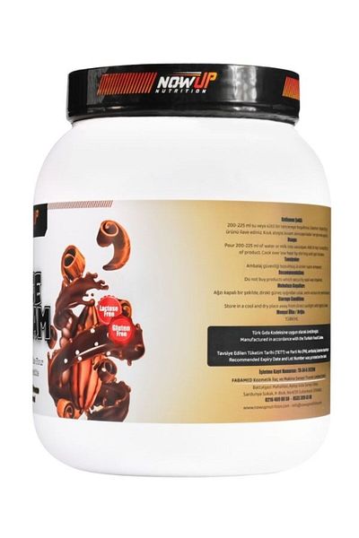NOWUP NUTRITION Rice Cream - 1.500 Gr - Chocolate Flavored Rice Cream - 30 Servings