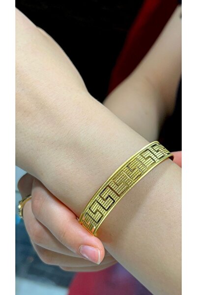 20 gr (GRAM) Grek Desenli Kibrit Çöpü Bilezik Yatırımlık Işçiliksiz 22 Ayar Altın