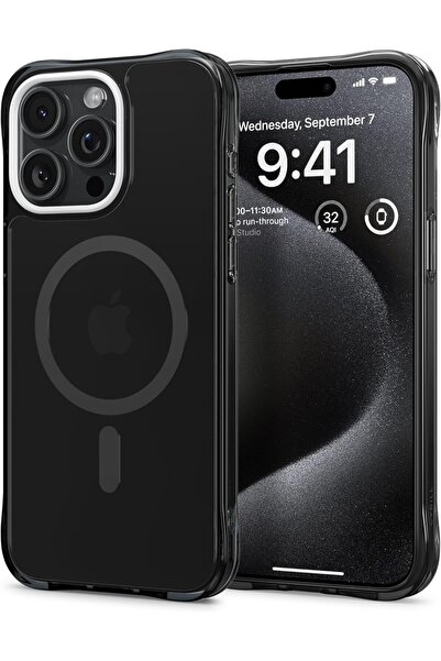 CYRILL جراب UltraSheer Mag Neon متوافق مع iPhone 15 Pro Max [متوافق مع MagSaf...