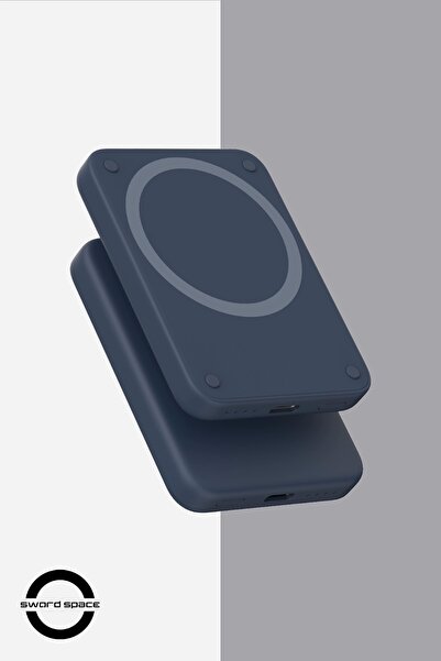 SWORD Magsafe Powerbank 4200mAh 15W Hızlı Şarj İnce ve Hafif iPhone ve Android Uyumlu
