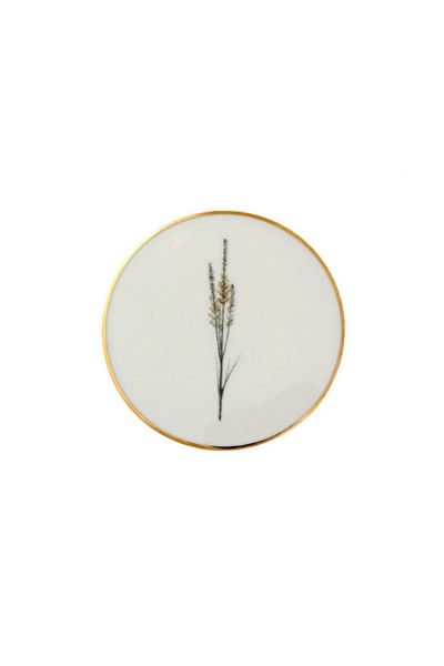 Porland 04Alm 006631   Botanical Pattern2 Coaster 10cm