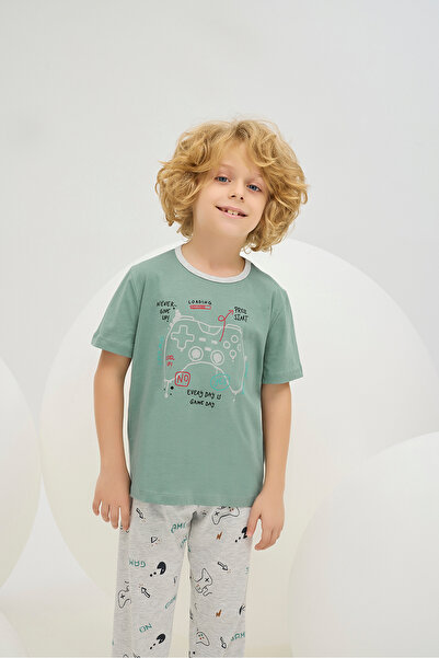 ZEYZEY 8779 Men's Printed Pajama Set