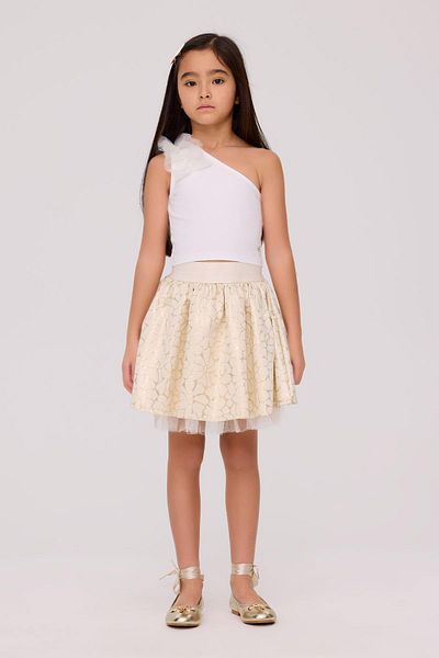 Tyess BG Store Girl's Ecru Blouse