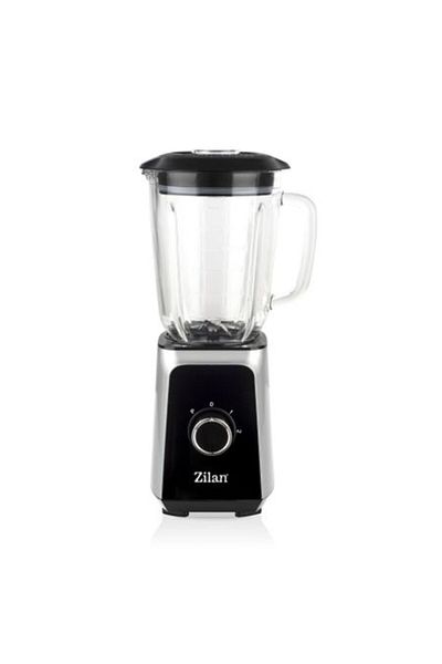 Zilan Blender ZILAN ZLN-3925, 1.5 l, 2 viteze + Functie impuls, Zdrobire gheata, Vas de sticla, Inox