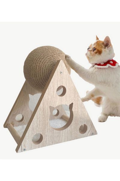 Nursoft Triangle Ball Cat Scratching