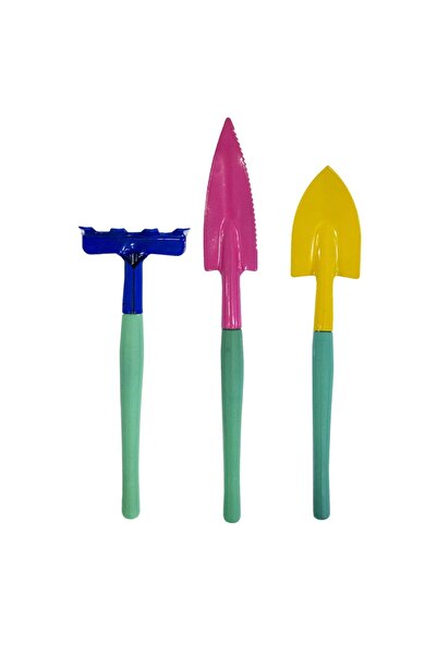 YDGR Kazma Kürek 3'lü Set – Hobi Bahçeciliği ve Doğa Aktiviteleri İçin İdeal