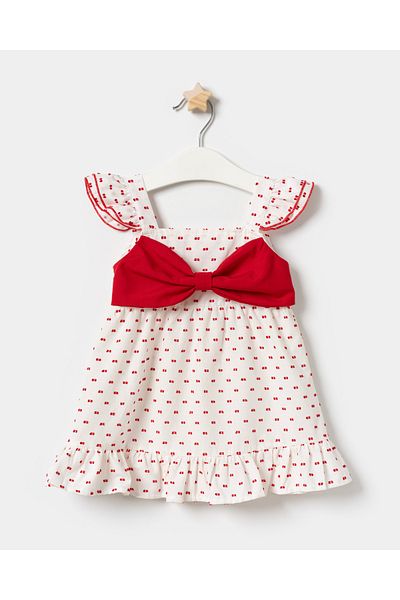Minipodyum Baby Girl Bow Summer Dress
