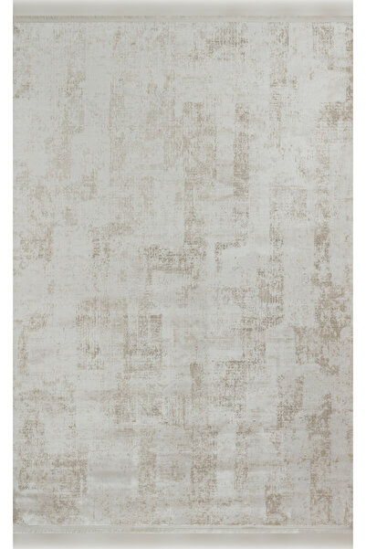 Apex Halı Calista 1762 Krem Doğal Viskon İle Üretilen Yumuak Dokulu Üst Kalit...