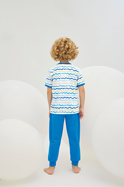 ZEYZEY 8812 Men's Printed Pajama Suit