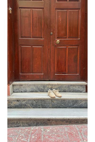 Eataly Shoes Pantofi sport din piele naturală din piele intoarsa bej
