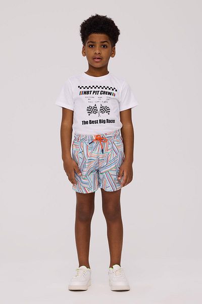 Nebbati BG Store Boys Patterned Shorts