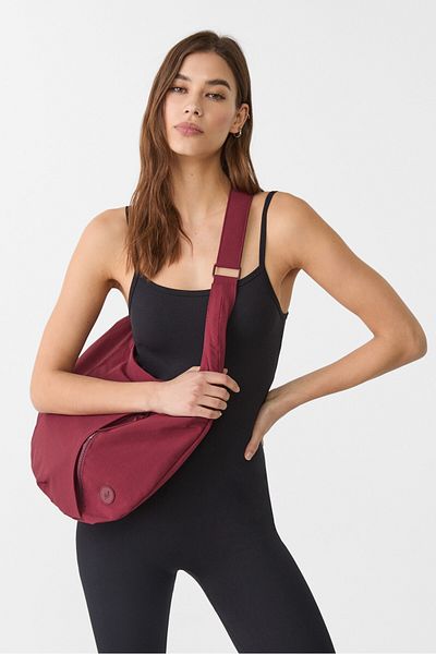 Stradivarius Fabric moon shoulder bag