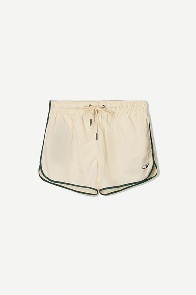 Bershka Short swimming trunks with trim