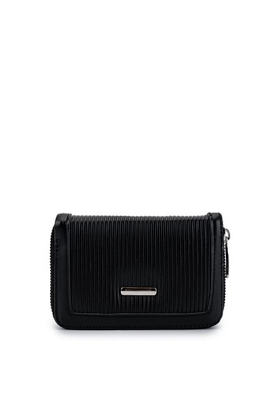 Kukura Faux Leather Women's Wallet Black Zc202
