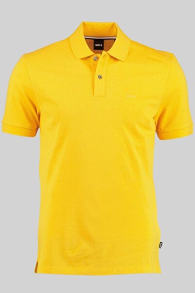 BOSS Regular Fit Pallas Polo Yaka T-shirt Sarı