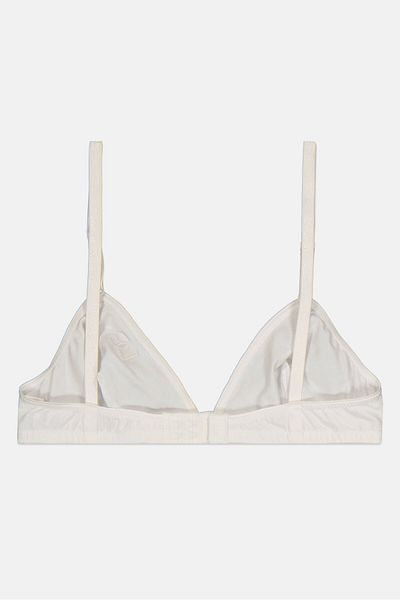 DG Women Brand Logo Non Padded Bra, White