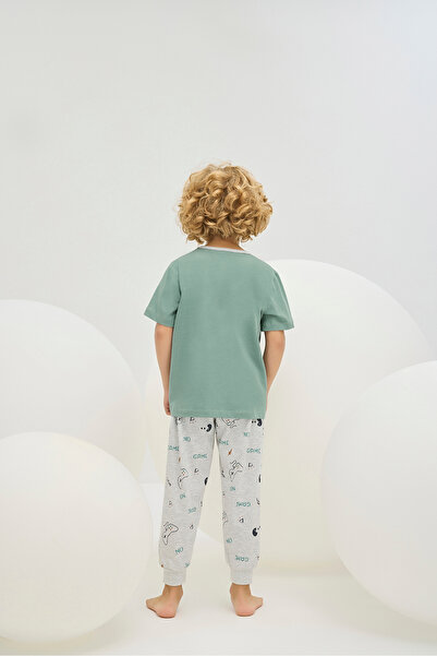 ZEYZEY 8779 Men's Printed Pajama Set