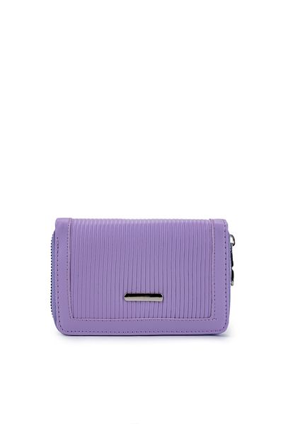 Kukura Faux Leather Women's Wallet Lilac Zc202