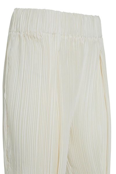 Beauty Omelette Ecru Pleated Trousers