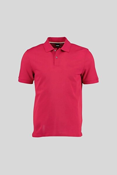 BOSS Regular Fit Pallas Polo Yaka T-shirt Kırmızı