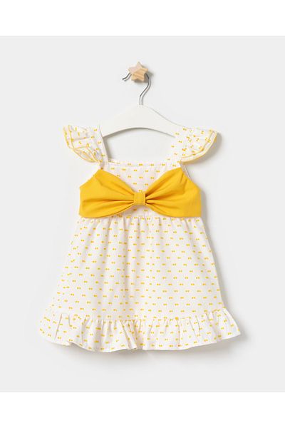 Minipodyum Baby Girl Bow Summer Dress