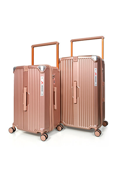 MORANO Morano 3-Piece Aluminum Cabin Luggage Set, 28", 24" & 20"