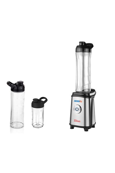 Zilan Blender inox pentru smoothies ZILAN ZLN-0504, 350 W, 3 recipiente 600ml/600ml/300ml