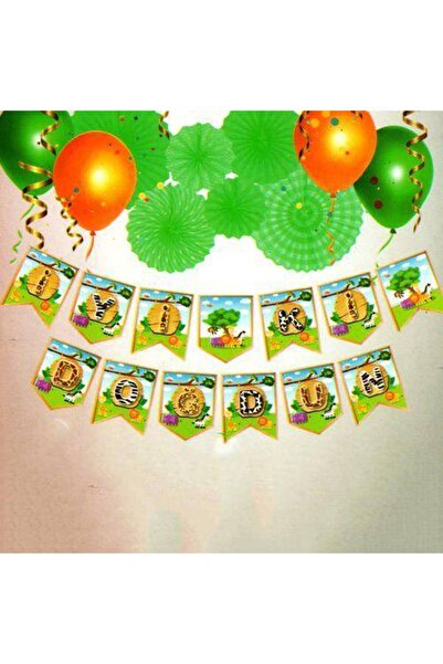 Parti Dükkanım Σαφάρι Χρόνια Πολλά Γραπτό Σχέδιο (190 εκ.)