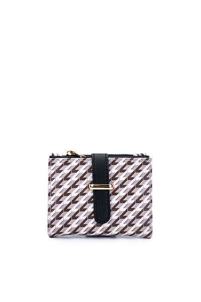 Kukura Faux Leather Goblet Black Wallet Zc178