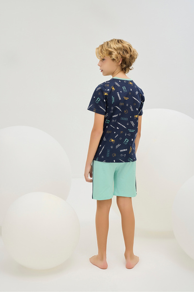 ZEYZEY 8809 Men's Printed Shorts Suit