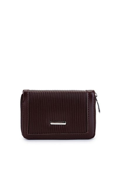 Kukura Women's Faux Leather Wallet - Bitter Brown Zc202