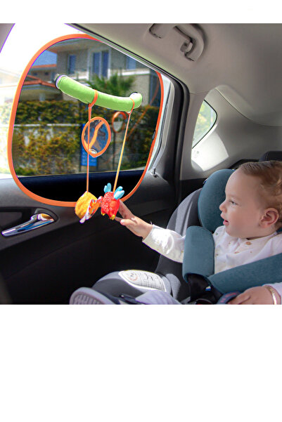 Fox Bebek Çoçuk Oto yan cam güneşliği Oyuncaklı 2 adet cam güneşliği mevcuttur