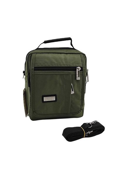 SEVENTEEN Waterproof Fabric Hand and Shoulder Bag 2248 (Khaki)
