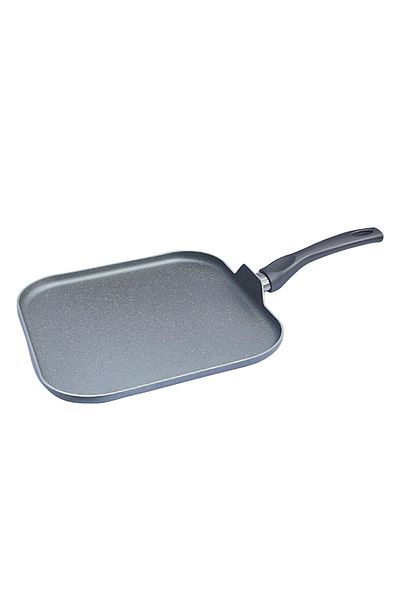 Bayev Square Crepe Pan 28 cm Gray - Inner Outer Granite Omelette Pouring Pan