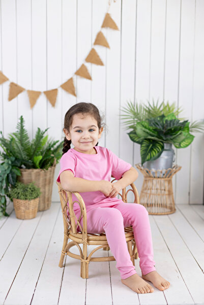 EANDCOATELİER Alt Üst Pamuklu Çocuk Takım (Tişört-Uzun Tayt)