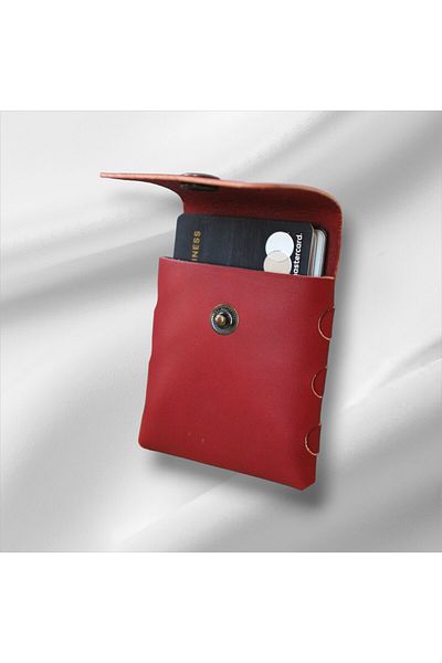 etniko Genuine Leather Card Holder – Seamless, Stylish and Compact Design, 10+ Card Capacity