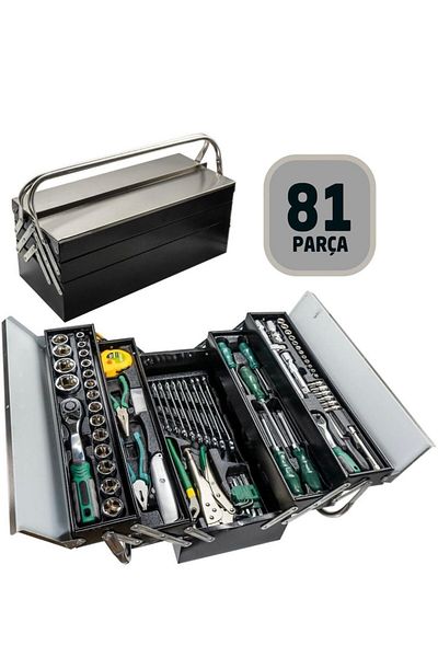 STANVOLT 5 Compartments 81 Piece Full Suit Case
