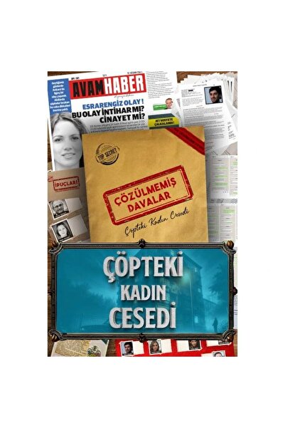 İthaki Yayınları MOLFY ÇÖPTEKİ KADIN CESEDİ DEDEKTİF OYUNU 13+