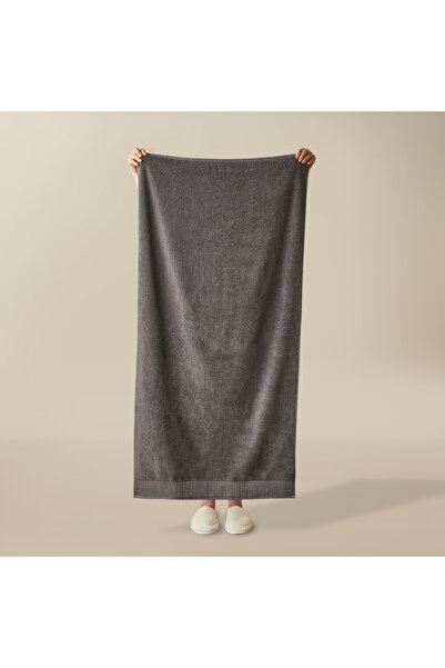 Evidea Prosop de baie moale premium - antracit - 70x140 cm