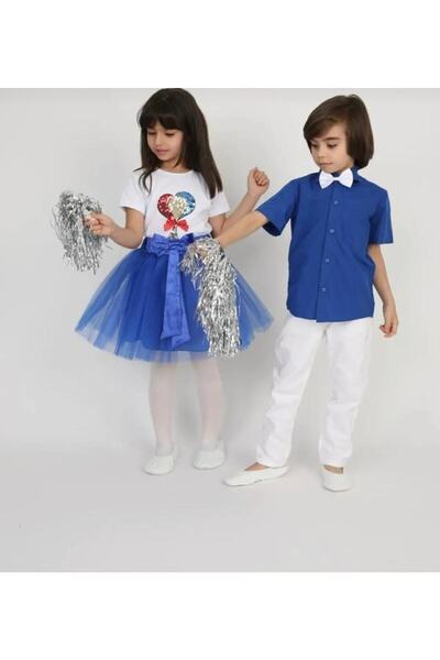 Nacar 23 April 19 May Boys Girls Team Performance Outfit Tshirt Skirt Trousers