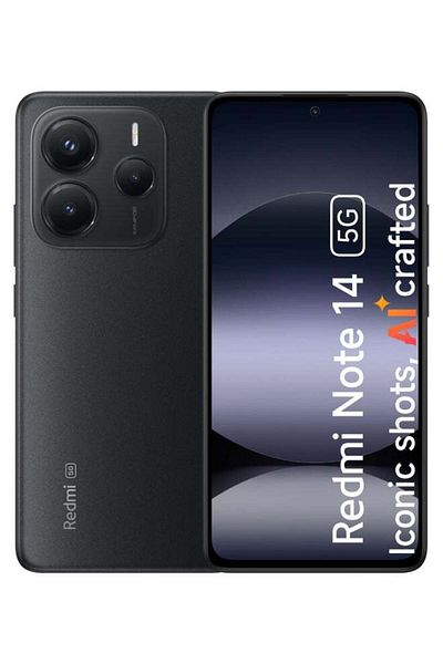 Xiaomi Redmi Note 14 5G Dual SIM Midnight Black 8GB RAM 256GB - Global Version