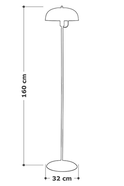 Genel Markalar Lambader Krem-Sarı Metal Gövde Modern Tasarım Ayarlanabilir Başlık Yerden Aydınlatma Lüx Lambader