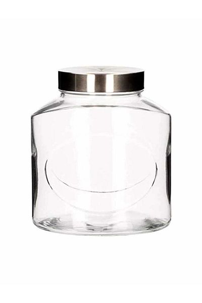 Paşabahçe 80393 Ellipse Metal Closed Jar - 1000 CC