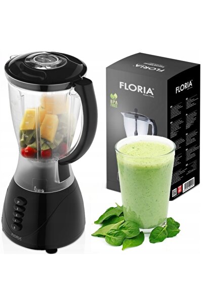 Floria Blender ZLN-3080 Negru, putere 300W, capacitate 1.5L, 3 viteze, funcți...