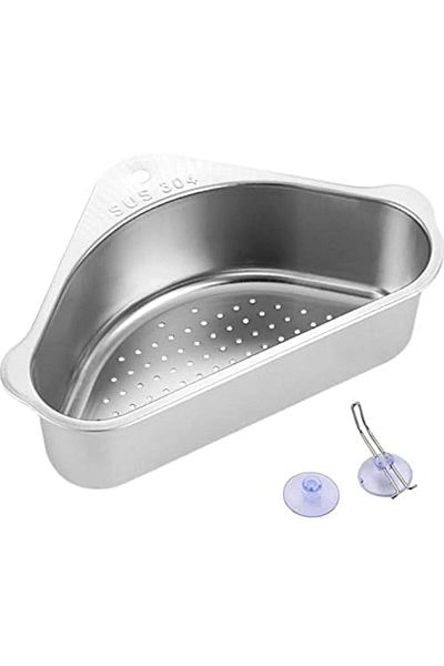 YDGR Stainless Steel Vegetable & Fruit Strainer – for Sink Must Be Hand-Washed. Met