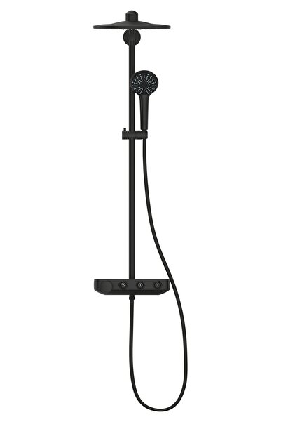 Grohe Sistem de dus Grohe Euphoria SmartControl 310 22120KF0, termostat, 2 pulverizari, anti-calcar, Negru